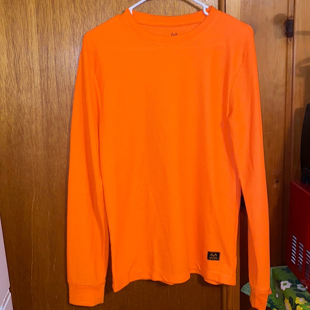 Realtree Neon Orange Long Sleeve Shirt